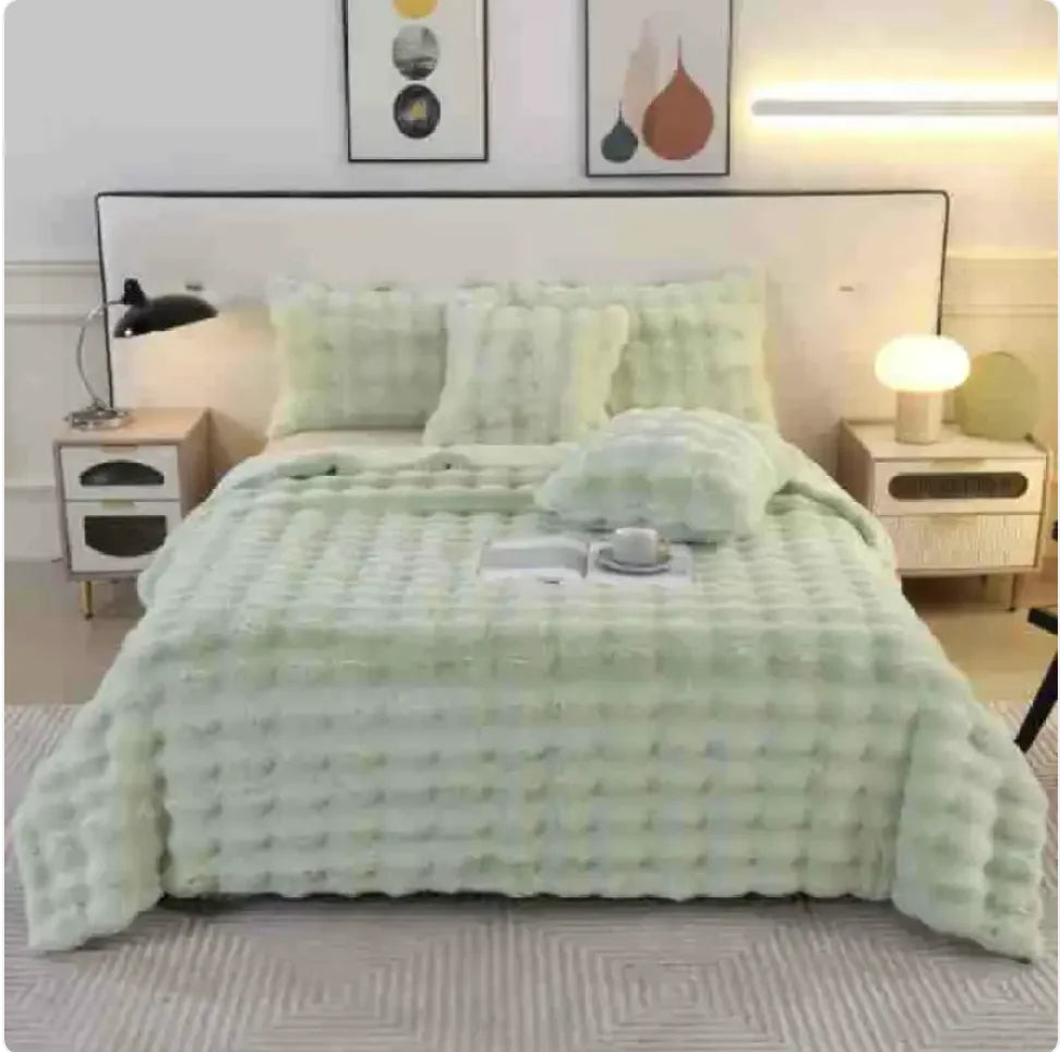Thick Rabbit Fur Blanket π